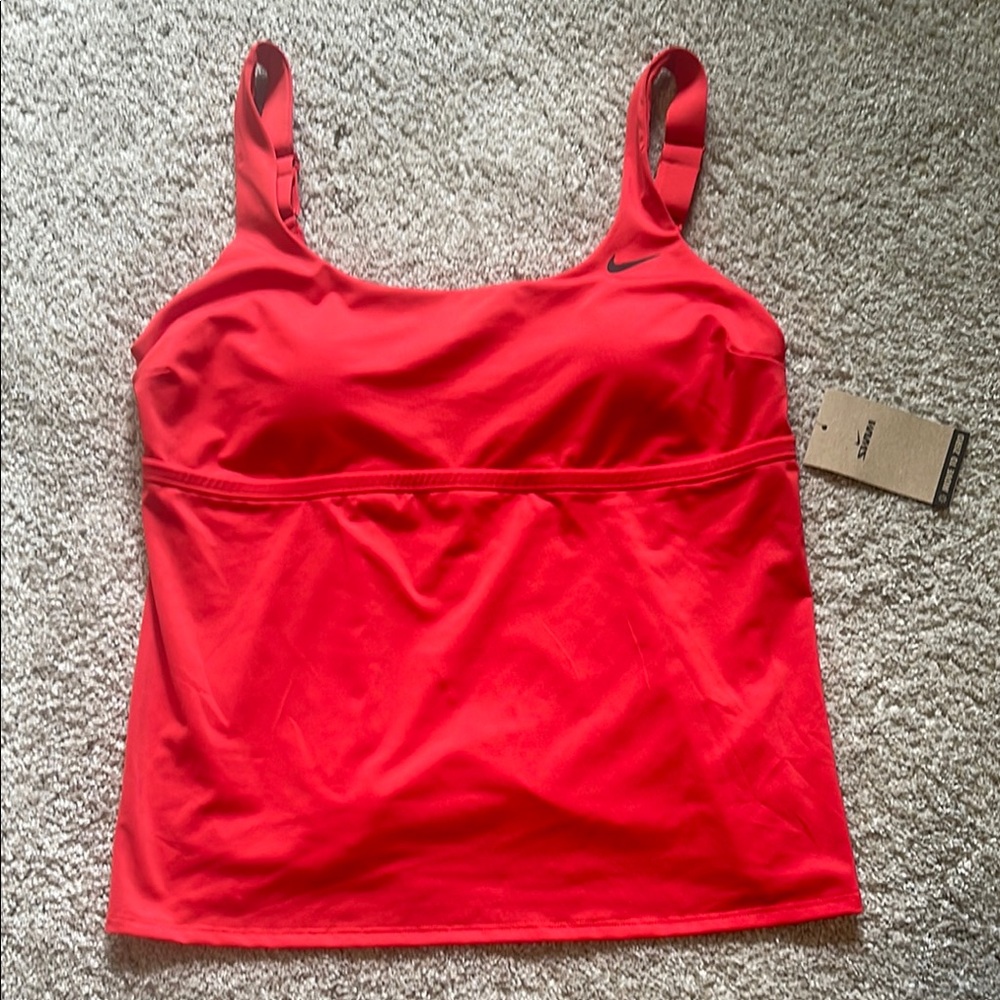 NWT Nike Red Tankini Top. XL